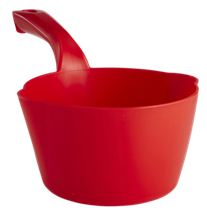 Vikan Round Bowl Scoop,  , Red