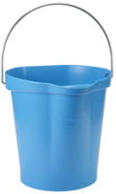 Vikan Hygiene Bucket, 3.17 Gallon(s), Blue