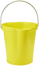 Vikan Hygiene Bucket, 3.17 Gallon(s), Yellow