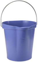Vikan Hygiene Bucket, 3.17 Gallon(s), Purple