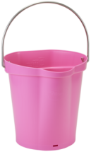 Vikan Bucket, 1.58 Gallon(s), Pink