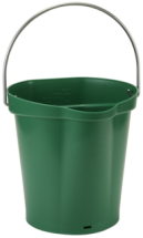 Vikan Bucket, 1.58 Gallon(s), Green