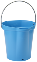 Vikan Bucket, 1.58 Gallon(s), Blue