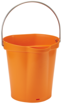 Vikan Bucket, 1.58 Gallon(s), Orange