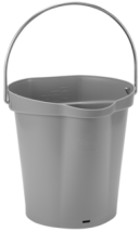 Vikan Bucket, 1.58 Gallon(s), Gray