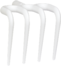 Vikan Hygiene Rake, 8.1",  White