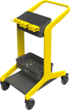 HyGo Mobile Cleaning Station,Unassembled,30.7",Yellow