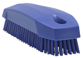 Vikan Hand Brush S / Nailbrush, 5.1", Stiff, Purple