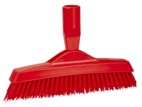 Vikan Crevice Scrub, 8.9", Extra stiff, Red
