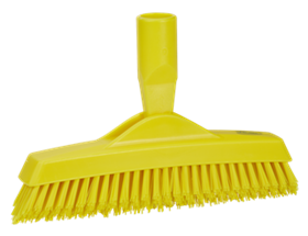 Vikan Crevice Scrub, 8.9", Extra stiff, Yellow