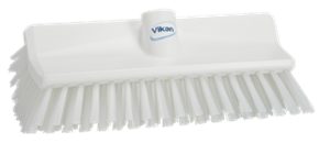 Vikan High-Low Brush, 10.4", Medium, White