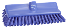 Vikan High-Low Brush, 10.4", Medium, Purple