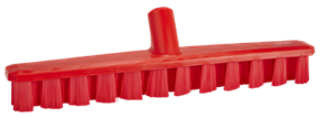 Vikan UST Deck Scrub, 15.7", Stiff, Red