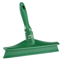 Vikan Ultra Hygiene Table Squeegee w/Mini Handle, 9.6", Green