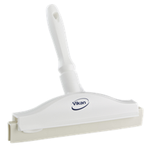 Vikan Hygienic Hand Squeegee with replacement cassette, 9.8", White