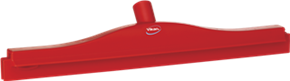 Vikan Hygienic Floor Squeegee w/replacement cassette, 19.7", Red